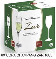 COK CALICI ZAR CHAMPAGNE 18CL 6PZ 