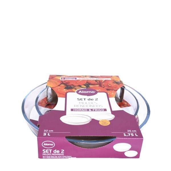 COK ALORNO SET 2PZ STAMPO TONDO 1,75+3LT 