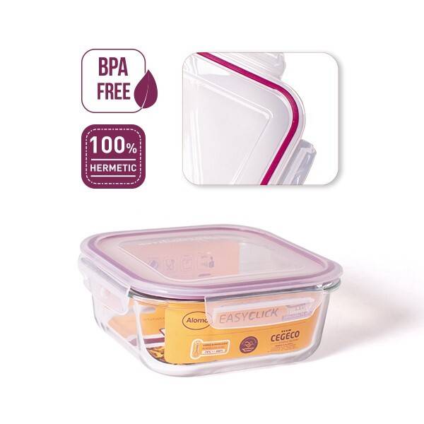 COK CONTENITORE EASYCLICK QUADR 1,1L 