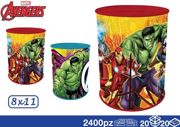 EOL GOLD SALVADANAIO 8X11 AVENGERS 