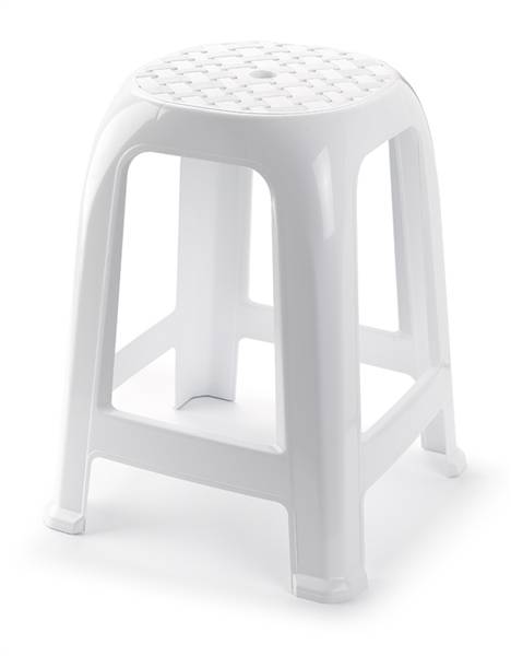 PLASTICFORTE SGABELLO BIANCO 