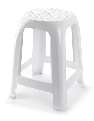 Plasticforte Sgabello Bianco