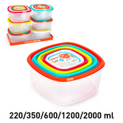 PLASTICFORTE SET 5 CONTENITORI QUAD URBAN