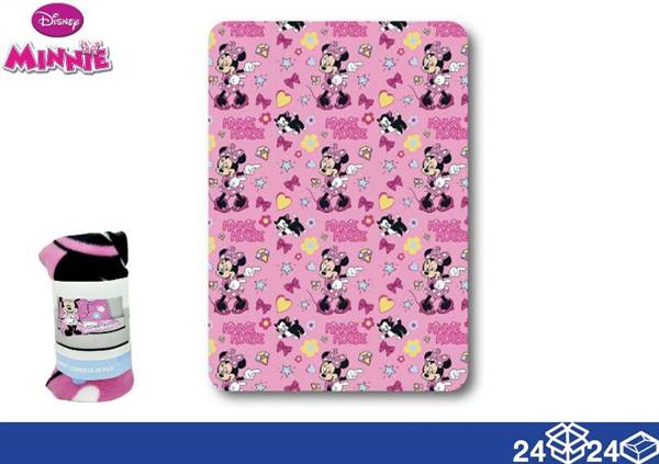 EOL COPERTA PILE 100X140 MINNIE 