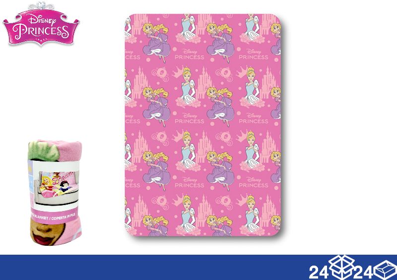 DISNEY COPERTA PILE 100X140 PRINCESS