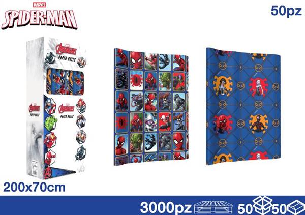EOL CARTA REGALO 200X70CM SPIDERMAN 