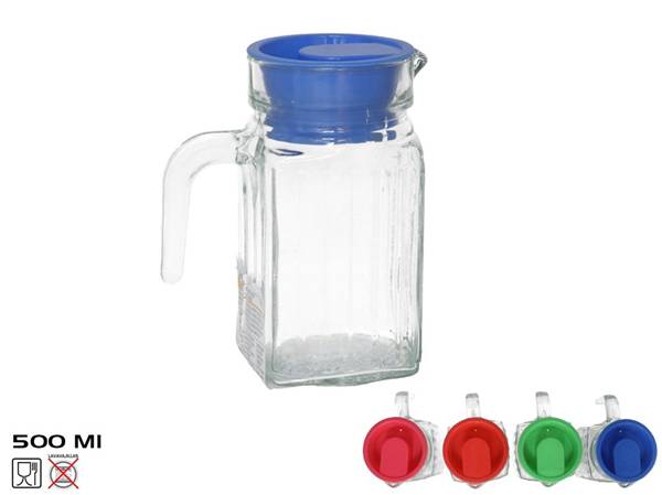 GERI BROCCA VETRO 500ML LUISA TAPPO COL. 