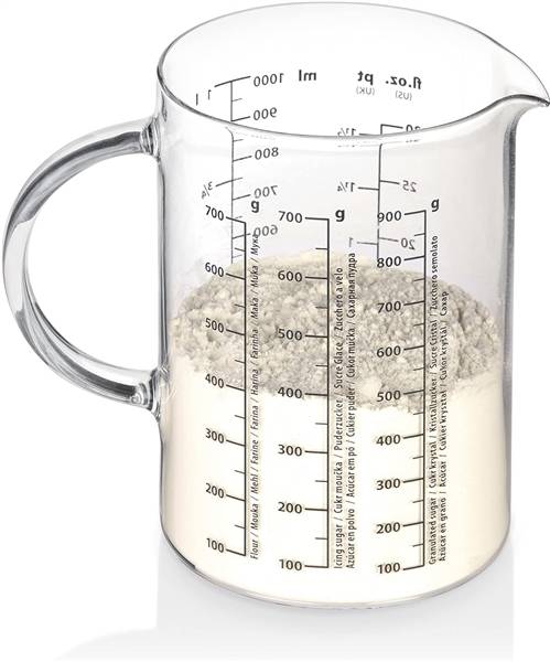 TESCOMA BROCCA IN VETRO GRADUATA 1LT DELICIA