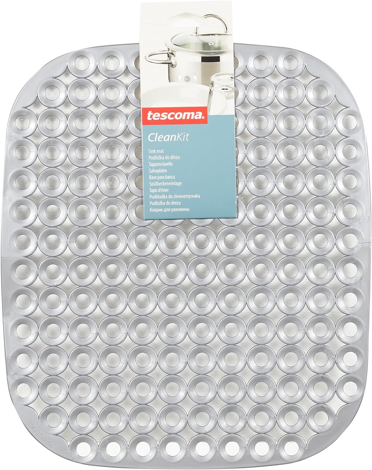 TESCOMA TAPPETO LAVELLO 32X28 GRIGIO