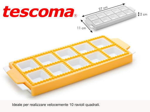 TESCOMA STAMPO RAVIOLI QUADRATI 10PZ