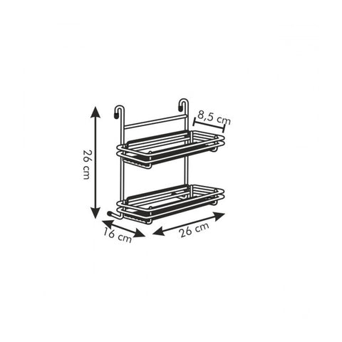 TESCOMA MENSOLA DOPPIA 26X10CM MONTI - Infinity Home Store