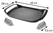 TESCOMA BISTECCHIERA 42X28CM SMARTCLICK