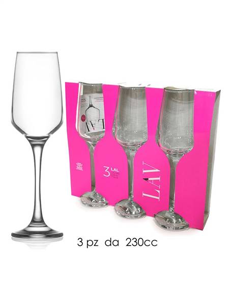 GT CALICI 3PZ CHAMPAGNE LAL 230CC