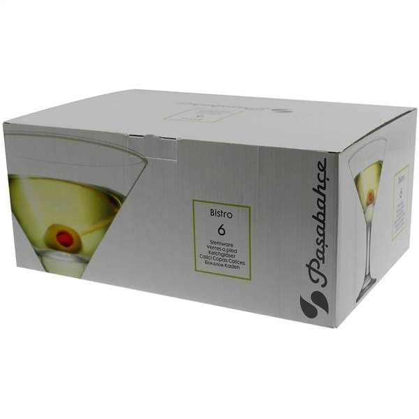 PASABAHCE SET 6 BICCHIERI MARTINI 190CC 