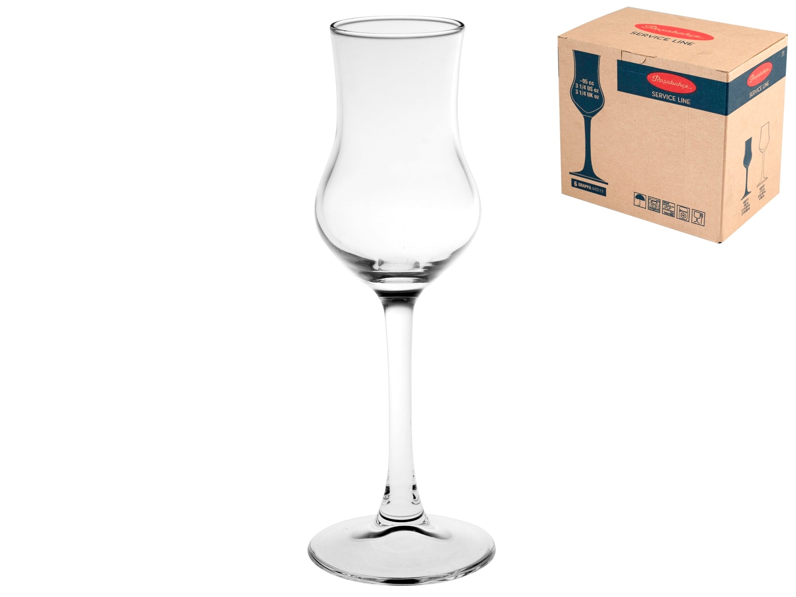 PASABAHCE SET 6 CALICI GRAPPA HAPPYHOUR