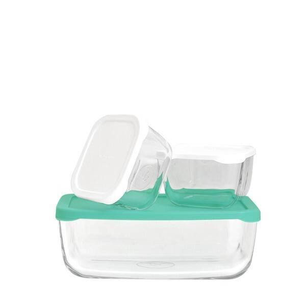 PASABAHCE CONTENITORI 3PZ VETRO 1,2L+2X0.275L