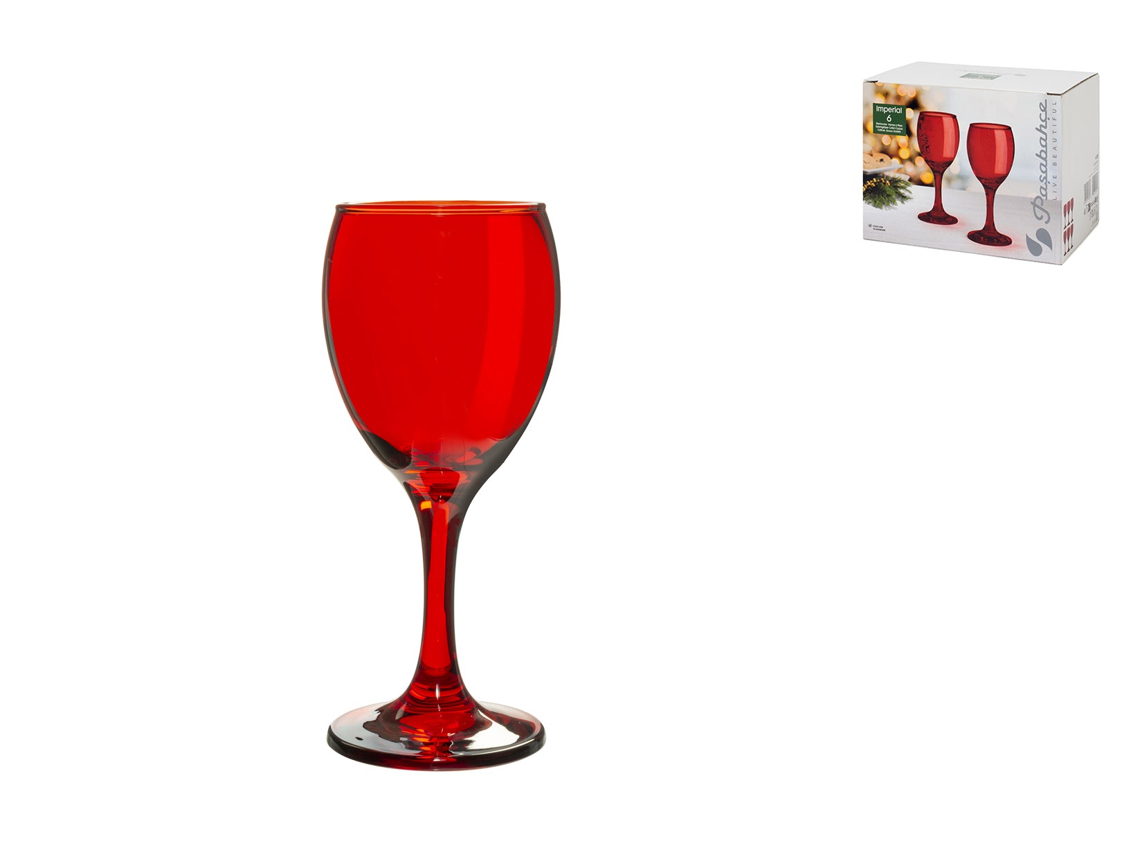 PASABAHCE CALICI 6PZ ROSSI 19,8CL IMPERIAL