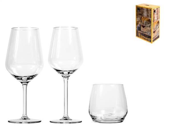 SERVIZIO 12PZ GJENDE 8 CALICI + 4BICCHIE 