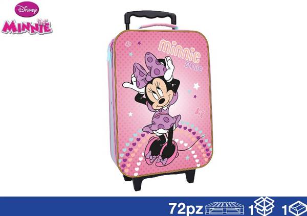DISNEY TROLLEY TESSUTO 46X31X14 MINNIE 