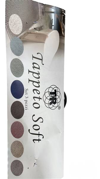 TR TAPPETO SOFT 3PZ COL ASS 