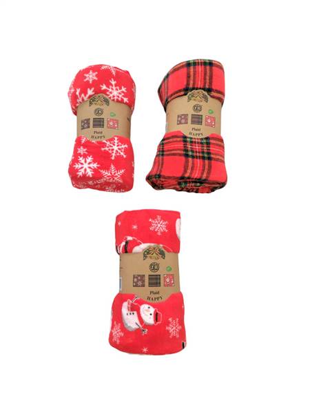 TR PLAID 130X160 HAPPY 