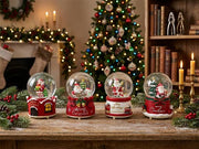 TR CRYSTAL BALL LED+MUSICA NATALE 