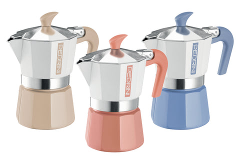 PEDRINI CAFFETTIERA 3TZ MY MOKA COLOR 2025 FASCIA - Infinity Home Store