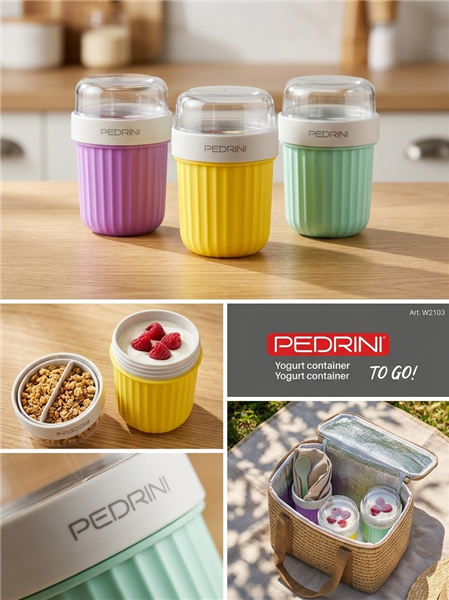 PEDRINI PORTA YOGURT COL. ASS. 
