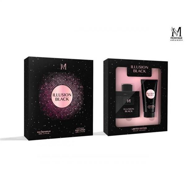 GIOMA GIFT SET MONTAGE 2PZ ILLUSION BLAC 