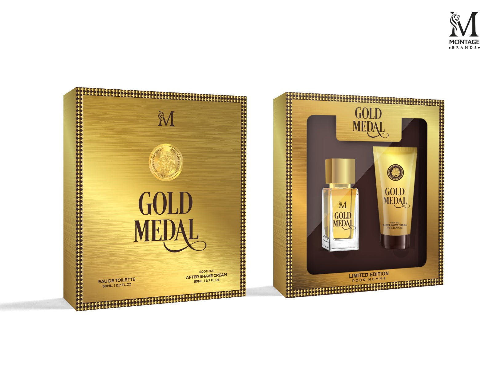 GIOMA GIFT SET MONTAGE 2PZ GOLD MEDAL FOR MEN