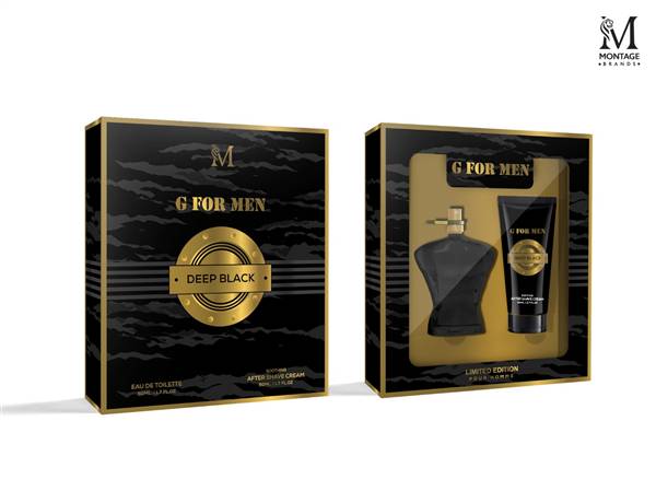 GIOMA GIFT SET MONTAGE 2PZ DEEP BLACK G FOR MAN
