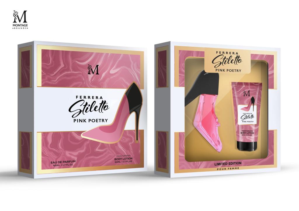 GIOMA GIFT SET MONTAGE 2PZ STILETTO PINK P