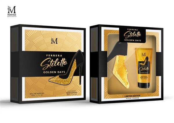 GIOMA GIFT SET MONTAGE 2PZ STILETTO STILETTO GOLDEN