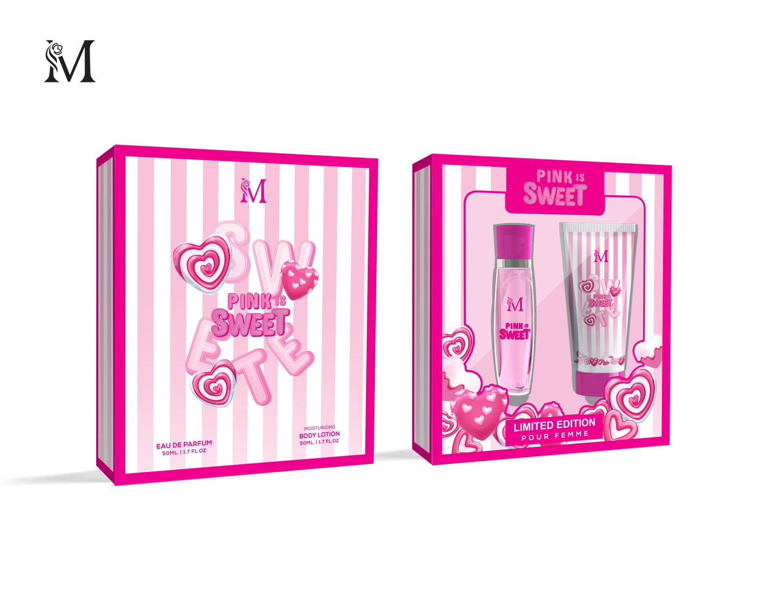 GIOMA GIFT SET MONTAGE 2PZ PINK IS SWEET