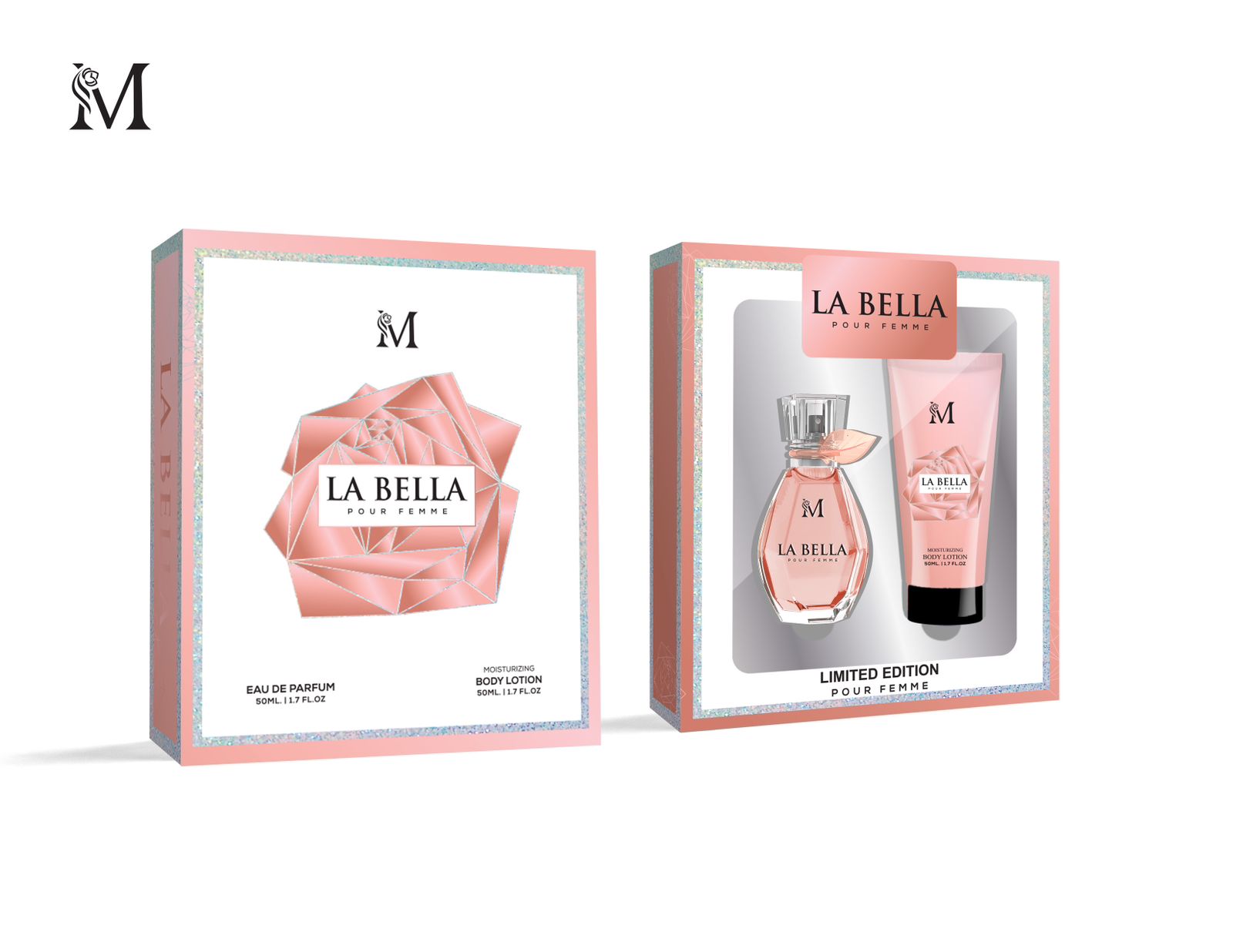 GIOMA GIFT SET MONTAGE 2PZ LA BELLA POUR FAMME