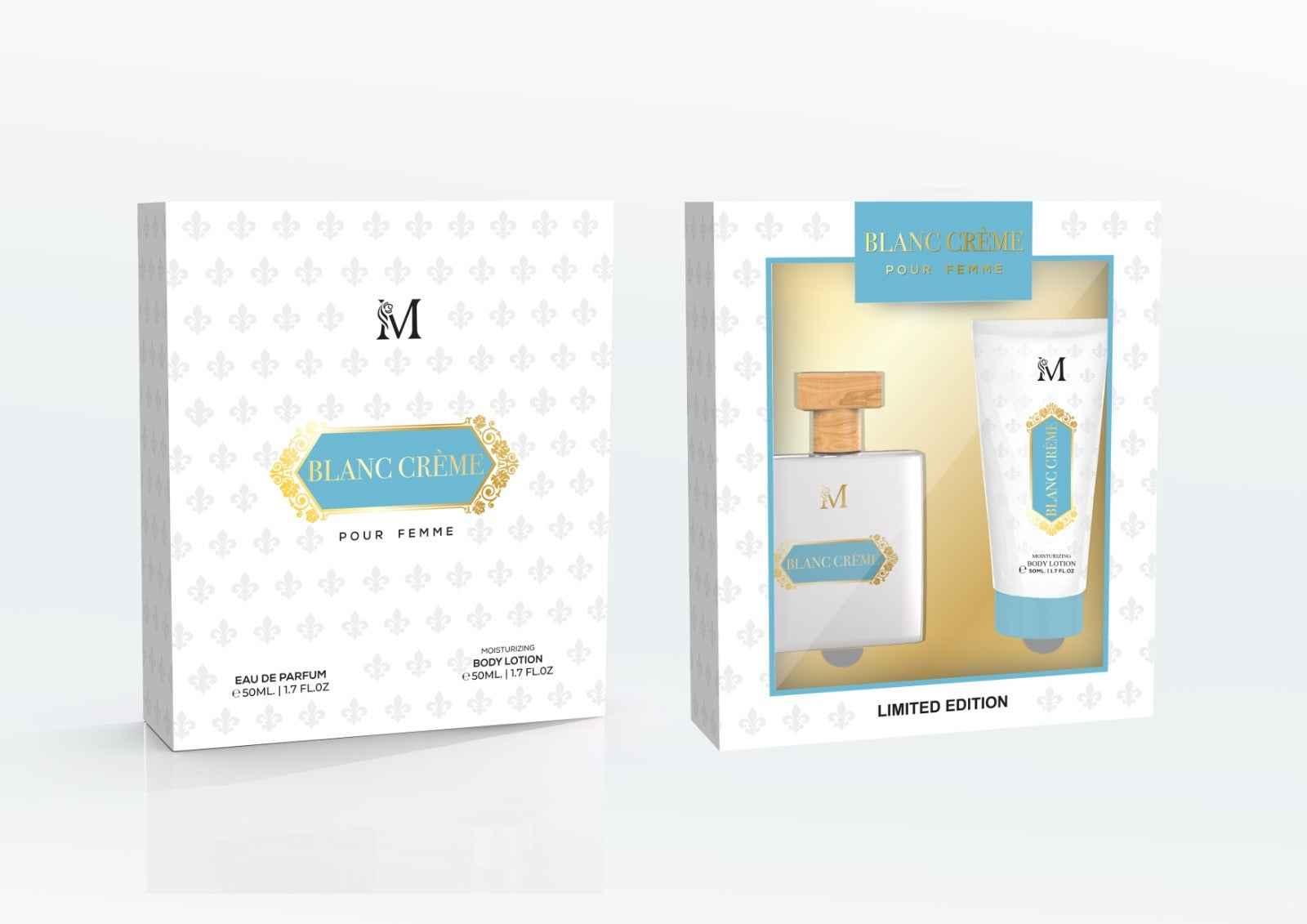 GIOMA GIFT SET MONTAGE 2PZ BLANC CREME