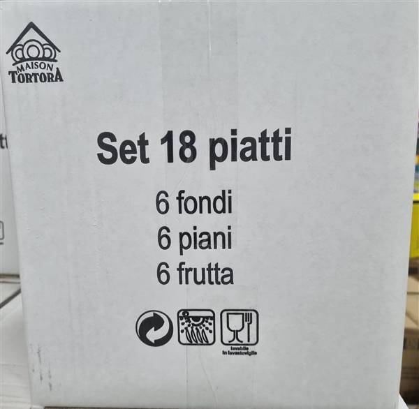 MAISON SET PIATTI 18PZ 