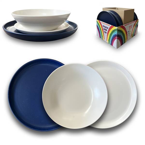 SET PIATTI 18PZ STOCK&GO 