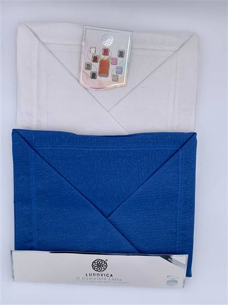 TR COPPIA LENZUOLA 1,5P T.U. P.COTONE 