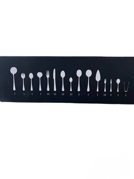 BAVARIA SET POSATE 72PZ ACCIAIO BC3023 
