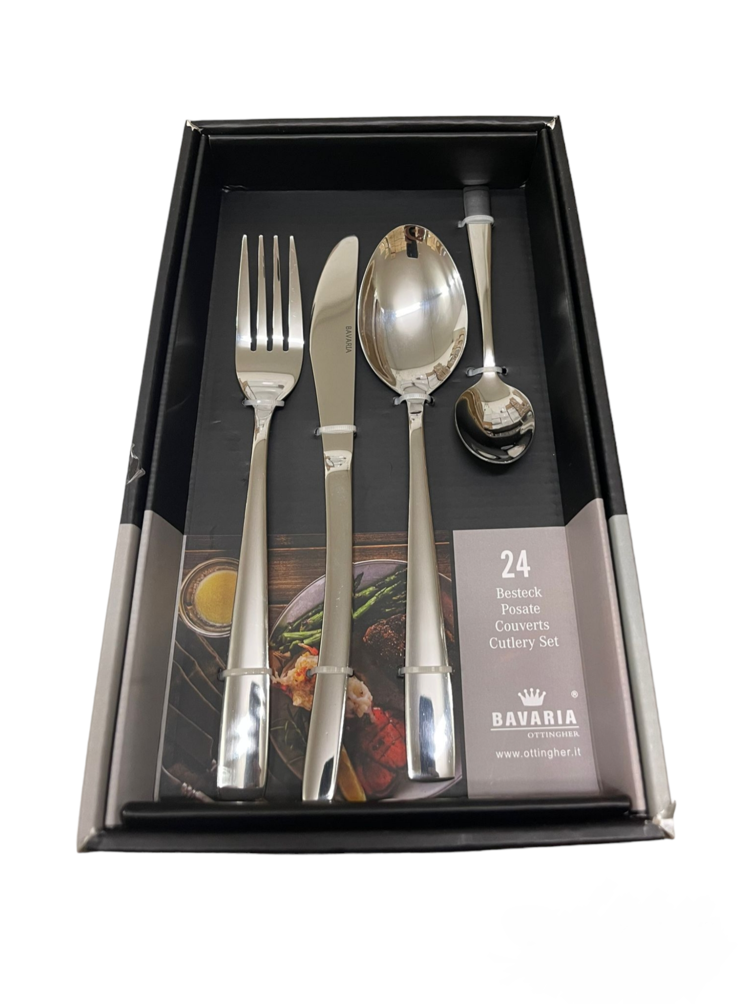 BAVARIA SET POSATE 24PZ ACCIAIO ART.2018