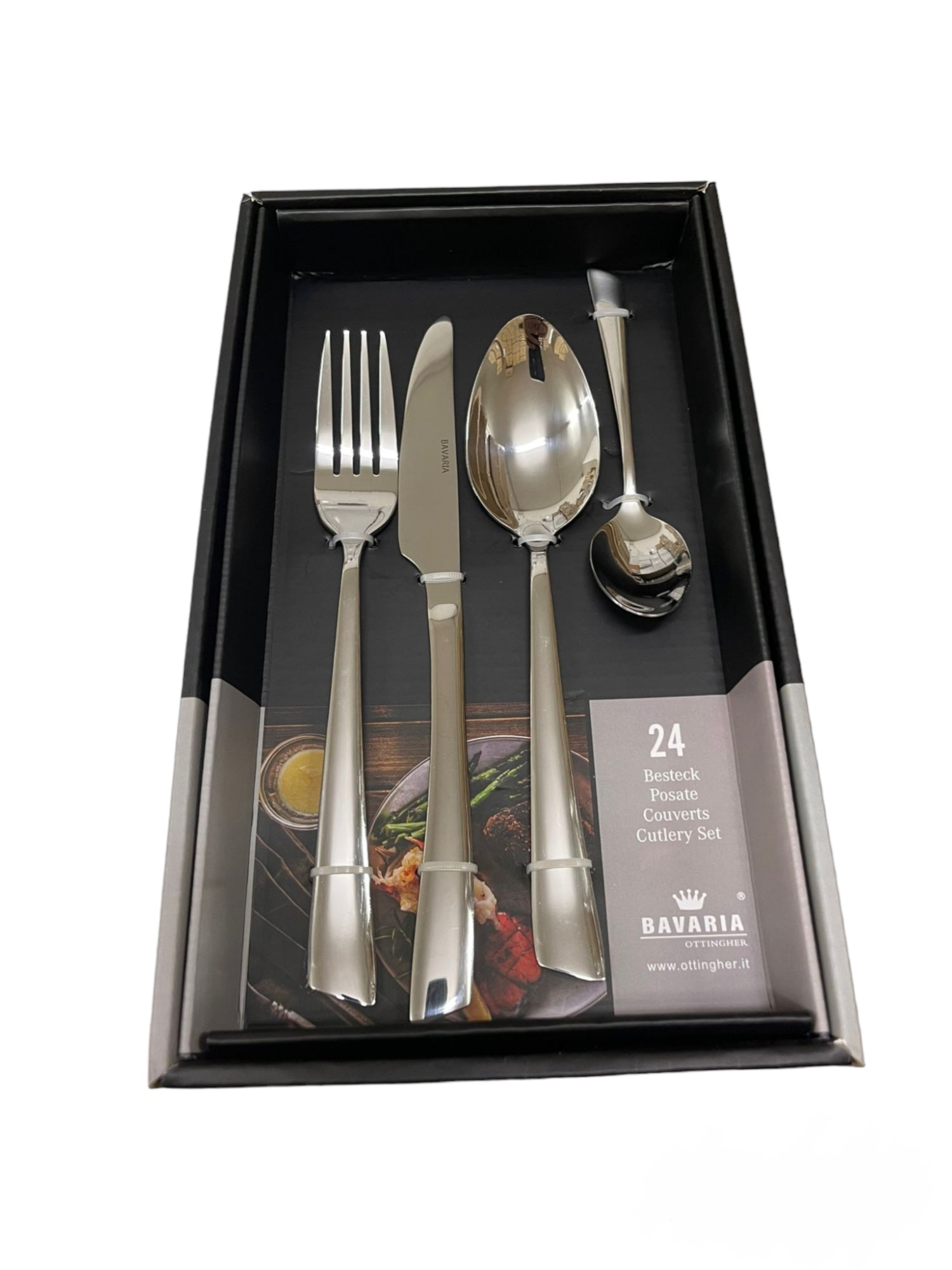 BAVARIA SET POSATE 24PZ ACCIAIO ART2001S