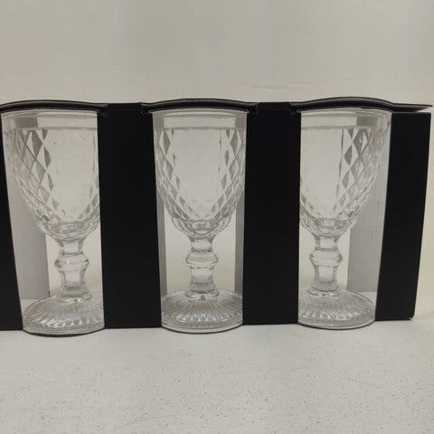 BAVARIA BICCHIERE VINO 3PZ TRASPARENTE MODELLO SORRENTO - Infinity Home Store