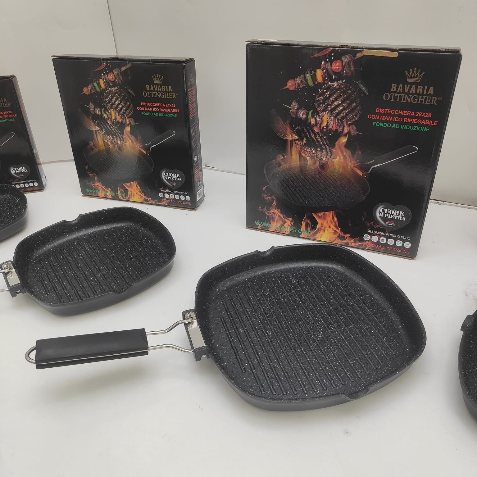 BAVARIA BISTECCHIERA 28X28 INDUZIONE