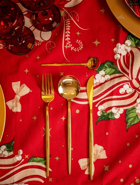 BAVARIA SET POSATE 24PZ ORO ART.2103C 