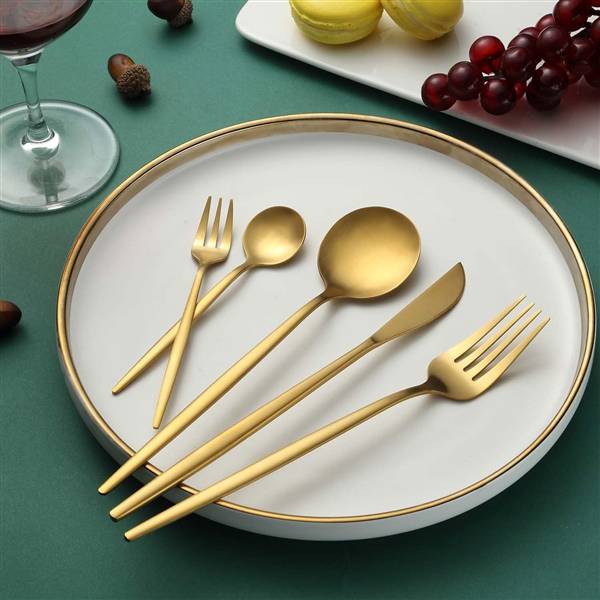 BAVARIA SET POSATE 24PZ ORO ART.2103C 