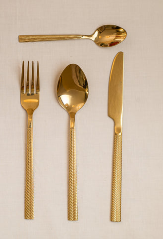 Bavaria Set Posate 24pz Oro Art.4126