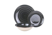 BAVARIA SET PIATTI 18PZ EXPIRAL NERO WHP-2