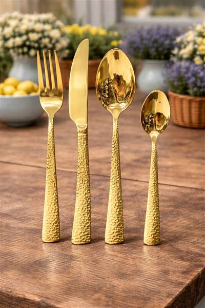 BAVARIA SET POSATE 24PZ ORO ART.3023