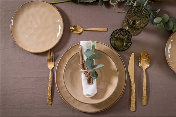 BAVARIA SET POSATE 24PZ ORO ART.3023